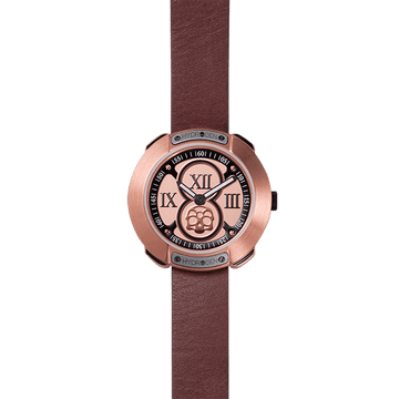 Buy Hydrogen Watch Vista Roman Rose Gold Brown Online