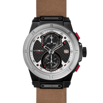 Buy Hydrogen Watch Otto Chrono Silver Black Nato Online