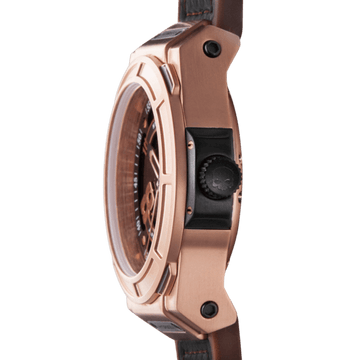 Buy Hydrogen Watch Otto Brown Rose Gold Online