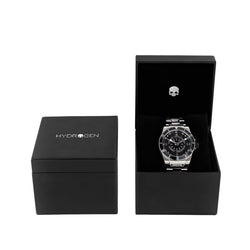Buy Hydrogen Watch Sportivo Silver Black Bracelet Online