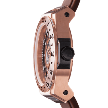 Buy Hydrogen Watch Vento Brown Rose Gold Online