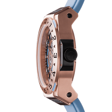 Buy Hydrogen Watch Vento Rose Gold Light Blue Online