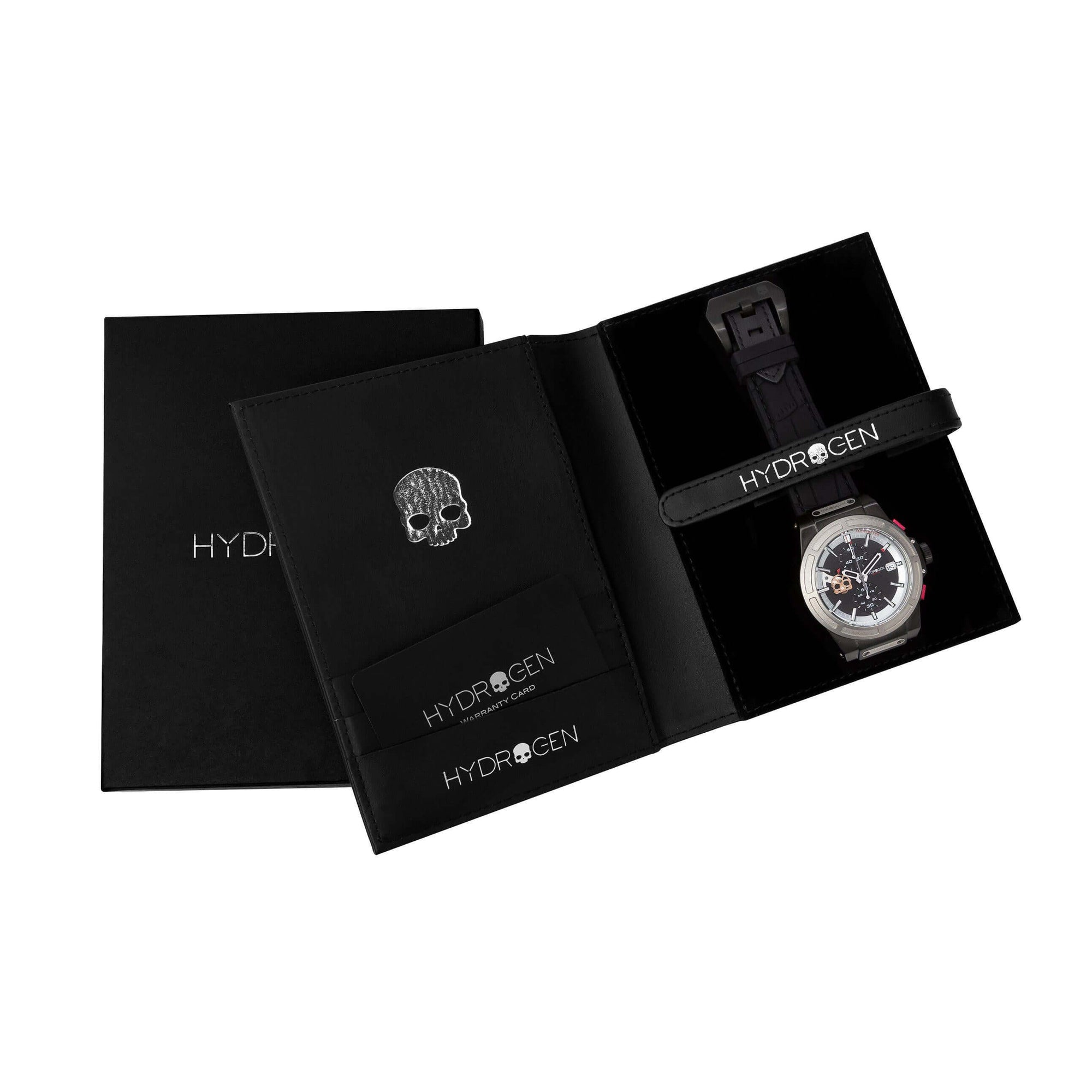 Buy Otto Chrono Silver Matt Black from Hydrogen Watch Online